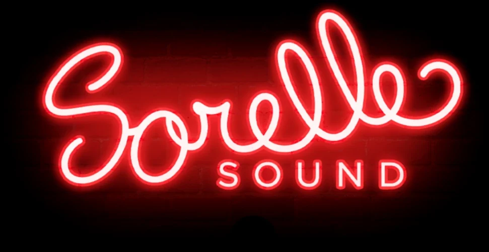 Early mockup logo in red